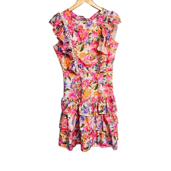 New Rosedress Tiered Floral Sleeveless Dress - Picture 2 of 7